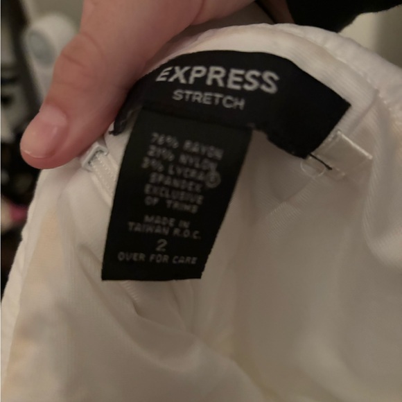 white strapless dress - Picture 3 of 3